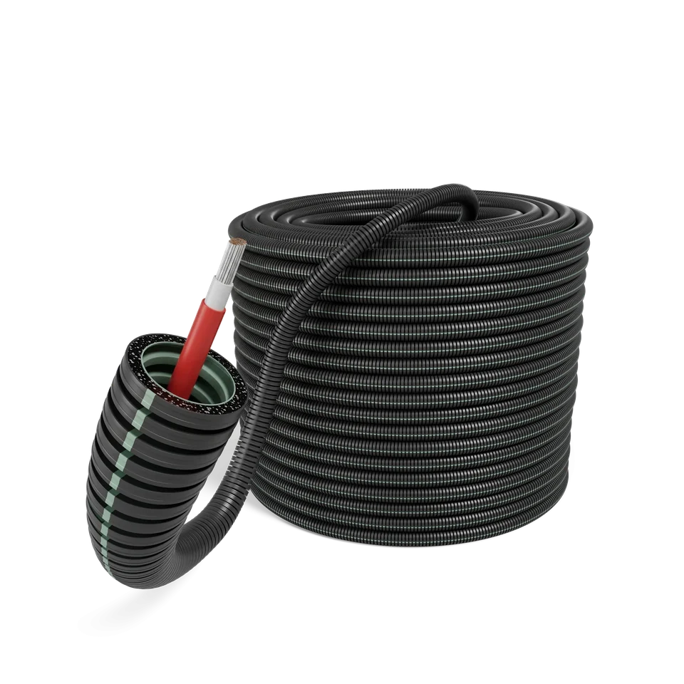 Tubes flexibles vides 16/H1Z2Z2-K 1x6 Rouge UV iCable rPP R100