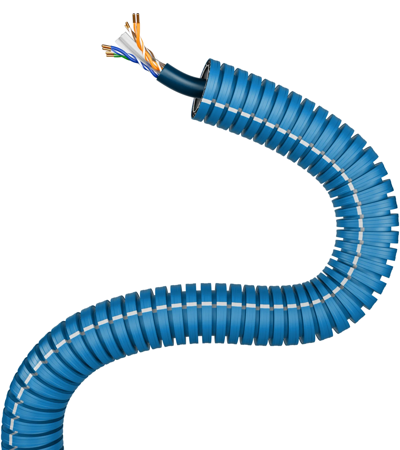 Buigzame lege buizen 16/UTP6 iCable rPP R100